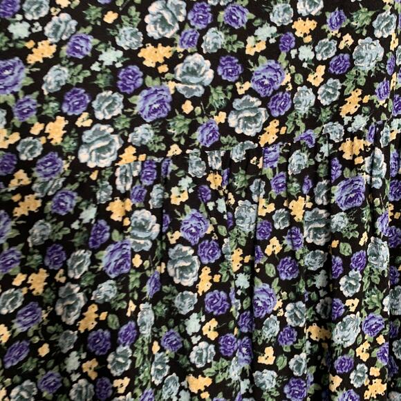 Rouje Blue Floral Midi Dress - Picture 12 of 16